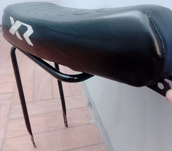 Banco de bicicleta XR banco pra baike motorizada com garupeira 