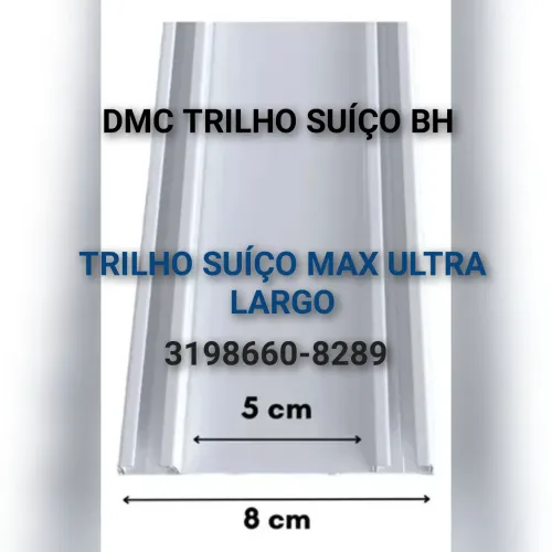 Trilho suíço ultra Largo