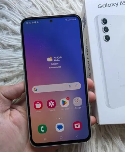 Samsung Galaxy A54 5G 256GB Branco - Completo com Caixa, Conservado e Pronto para Uso!