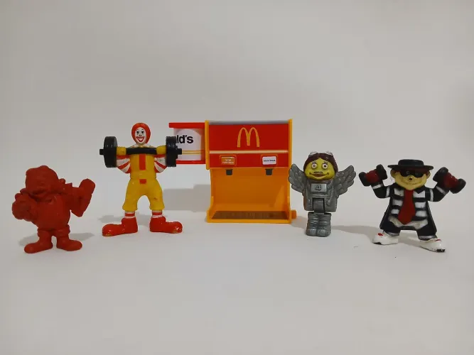 Antigas Miniaturas McDonald's anos 80 raras