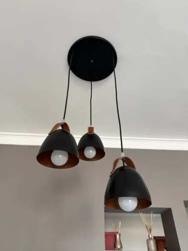 LUMINÁRIA DE TETO TRIPLA PELICANO