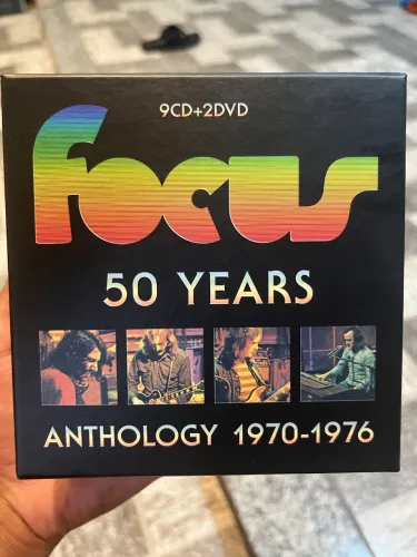 Box 9cd+2dvd - Focus - 50 Years Anthology 1970-1976 - Import
