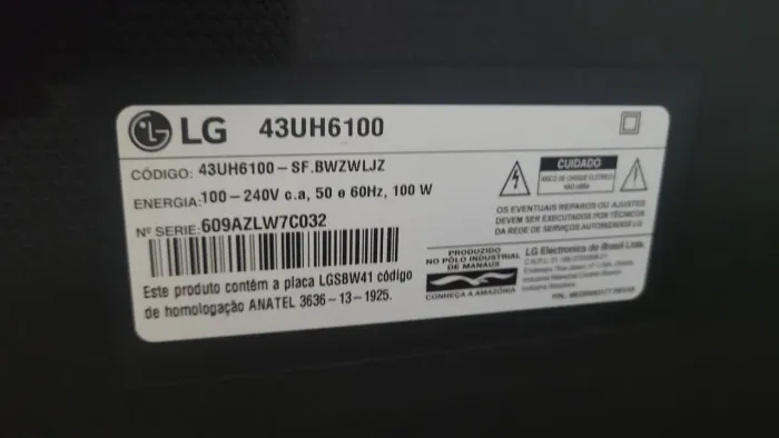 TV LG (UHD TV 4k)