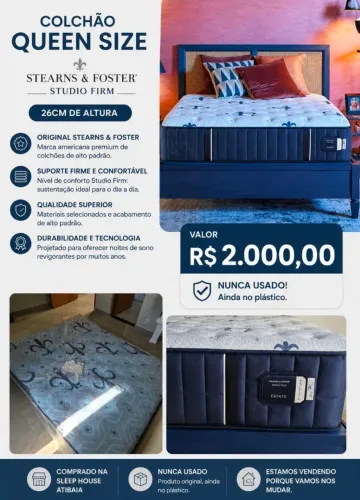 Colchão top Importado NOVO