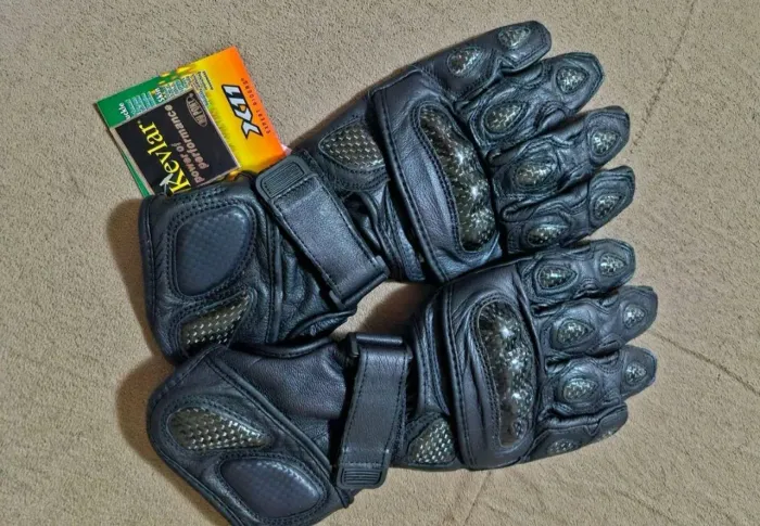 Luva de Couro para Moto e serviços pesados EPI