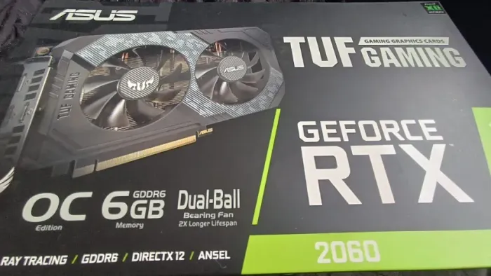 Placa de Vídeo Asus TUF NVIDIA GeForce RTX 2060, 6GB, GDDR6