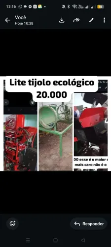 Máquinas de tijolo ecológico