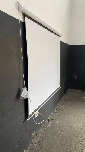 Vendo tela de projeção