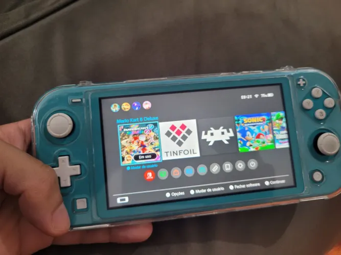 Nintendo Switch lite DESBLOQUEADO