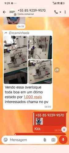 Máquina Singer industrial 