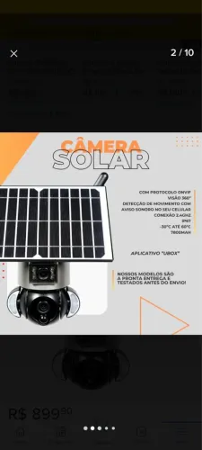 Câmera solar 4g