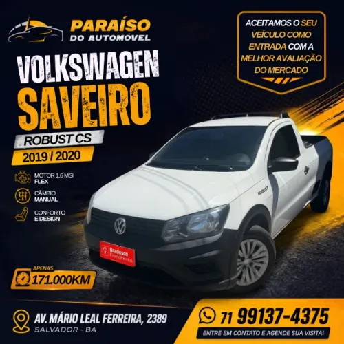 Volkswagen Saveiro Robust 1.6 Total Flex 8V 2020