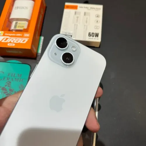 IPhone 15 128GB Azul 100% Saúde! Garantia Apple! Nunca mexido! Impecável! Acc cartão! TOP!