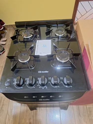 VENDO ESSE LINDO FOGÃO COM MESA DE VIDRO