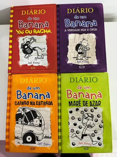 4 Livros Diário de um Banana