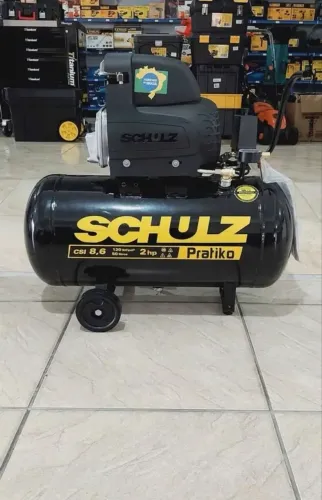 Compressor de Ar 50L 120 psi 220v Mono 2HP - Schulz (Novo)