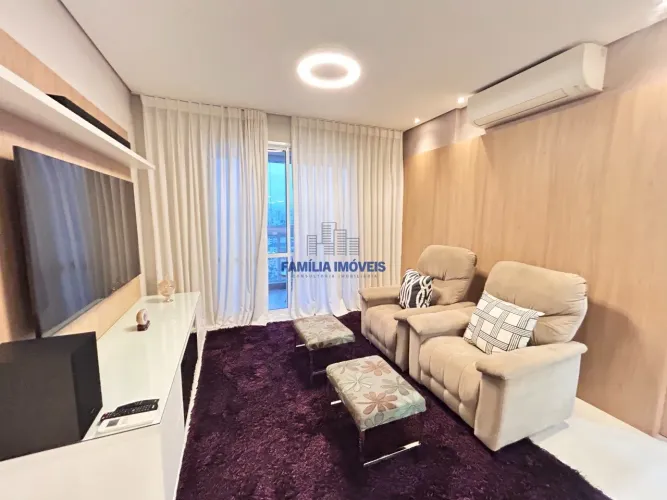 Apartamento para alugar 2 quartos mobiliado com lazer em Santos