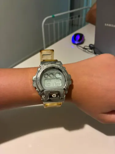 Relógio G-Shock Digital Prata - Funcionando Perfeitamente