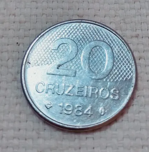 Moeda antiga - 20 Cruzeiros, 1984