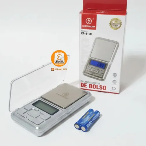 Balança Portátil de bolso alta precisão de 0,1g a 500g KAPBOM