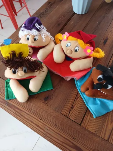 Fantoche de Mao Chapéuzinho Vermelho