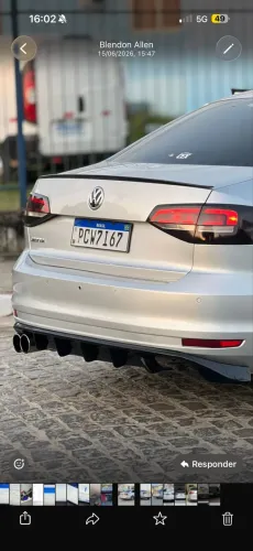 Extrator/Difusor Traseiro Jetta MK6,5