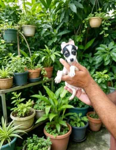 Pinscher filhote raro