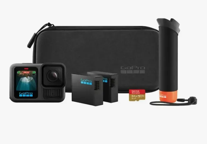 GoPro hero 13 Black kit bundle com 4 baterias + cartao 64gb + proteção tela e lentes
