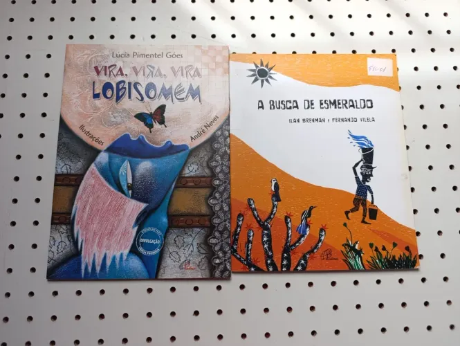 2 Livros brasileiros Vira, Vira Lobisomem e a Busca de Esmeraldo