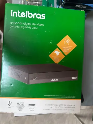 KIT COMPLETO CFTV INTELBRAS - PRONTO PARA INSTALAR