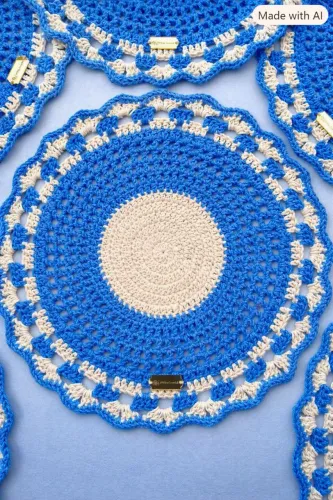 Souplast de crochê redondo 6 peças