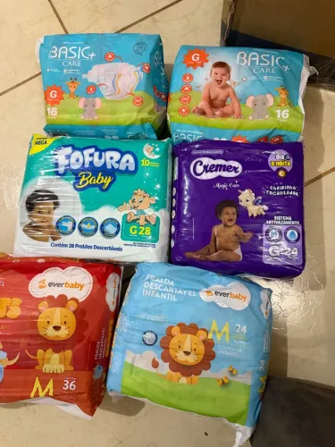 Fraldas variadas G e M
