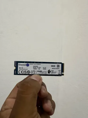 Nvme 500gb kingston, funcionando perfeitamente