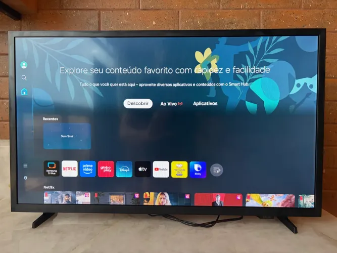 Smart Tv Samsung 32'' Hd Tizen Hdr Wi-fi Hdmi Monitor Bivolt Preta Preto