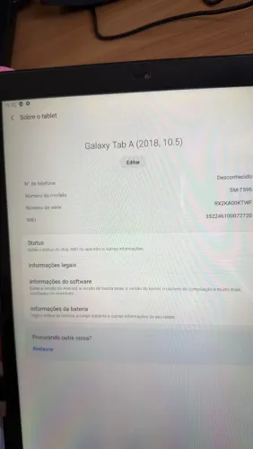 Galáxia Tab A 9 (2018 10.5)