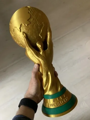 taça da copa do mundo - impressão 3D