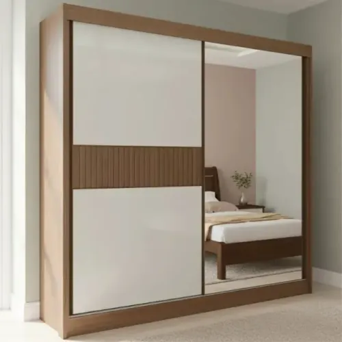 Guarda Roupa Titanium Ripado  2,20m 100% MDF  Produto Novo - Pronta Entrega