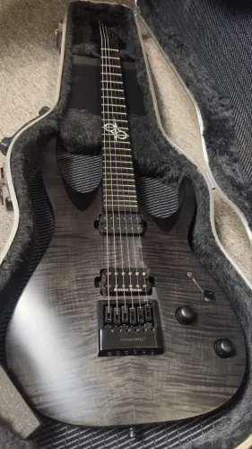 Guitarra Solar A1.6 Fb Evertune Seymour Duncan Black Winter