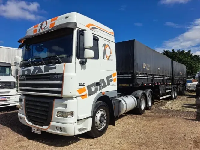 Daf XF105 460 6x2 automático com bi-trem guerra