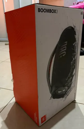 Embalagem da caixa JBL Bombox 3