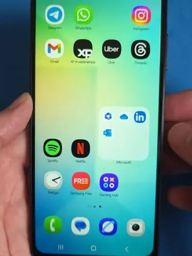Samsung A6+ na caixa 