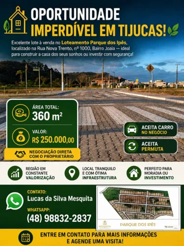 Lotes em Tijucas 