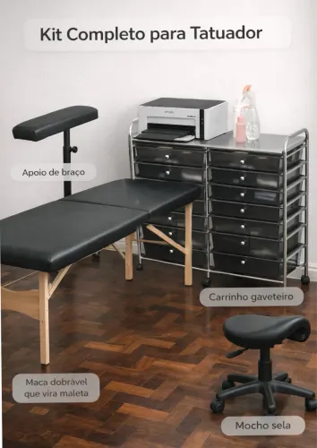 Estúdio completo tatuagem 