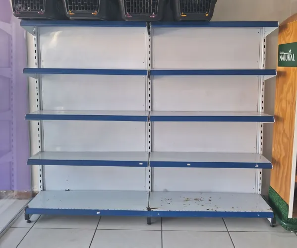 Prateleira gôndola de aço