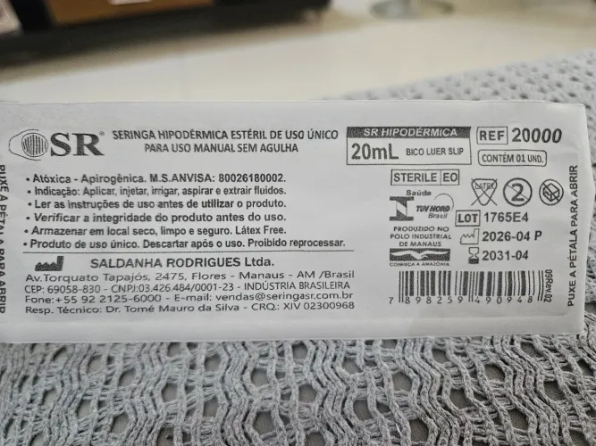 SERINGA HIPODÉRMICA