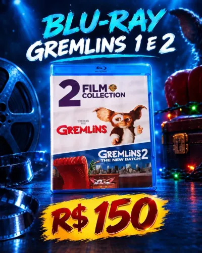 Blu-ray Gremlins 1 e 2