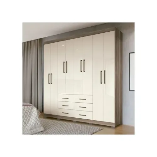 Guarda Roupa Casal Liverpool 8 Portas 6 Gavetas - FAZEMOS ENTREGA!