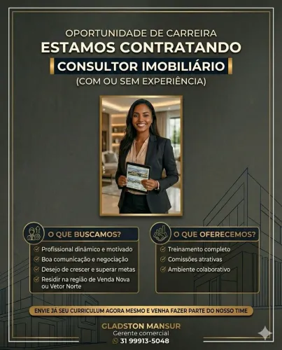 Vaga Consultor Imobiliário 