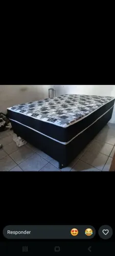 Cama Box casal de molas ,nova de fábrica