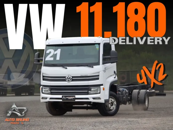 VW Delivery Prime 11.180 4x2 Manual 2021 Chassi 6,50 m 185.000 km